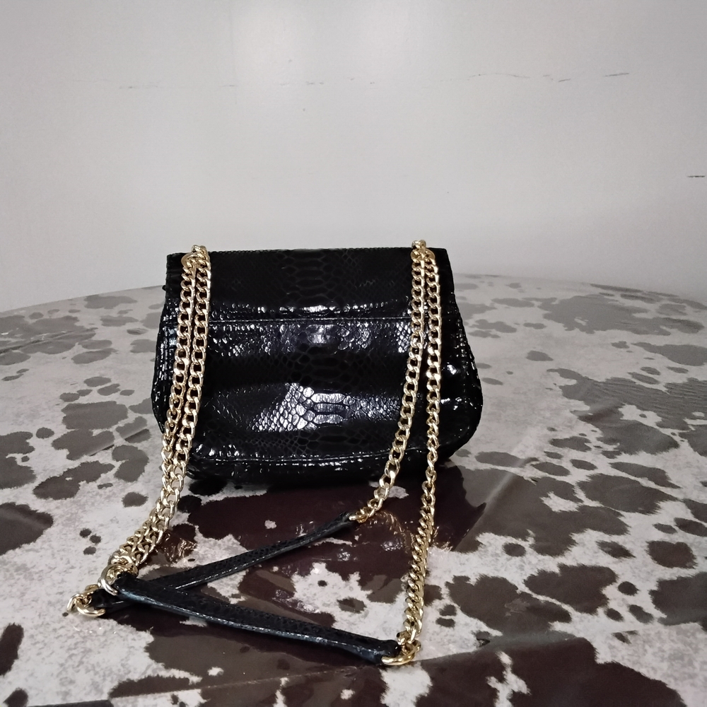 Michael Kors Sloan python-embossed chain crossbod… - image 2